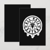Alle cadeautjes voor hail Satan Goat RSVP Kaartje (Voorkant / Achterkant)