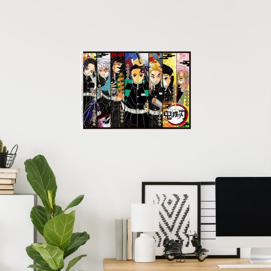 alle caracter kimestu no yaiba poster (Thuiskantoor)
