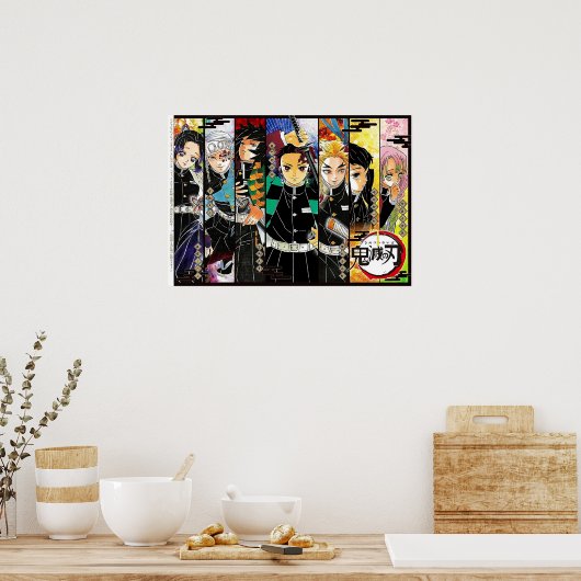 alle caracter kimestu no yaiba poster (Keuken)