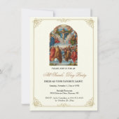 Alle ceremonie van Sint-Sint-Jedag katholiek Kaart (Voorkant)