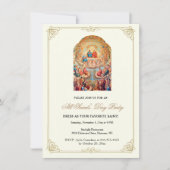 Alle ceremonie van Sint-Sint-Jedag katholiek Kaart (Voorkant)