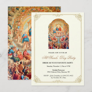 Alle ceremonie van Sint-Sint-Jedag katholiek Kaart