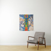 ALLE CHAKRA'S ZIEN WANDKLEED (In situ)