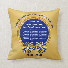 ALLE Cheerleaders Dank je cadeautje voor Cheer Coa Kussen