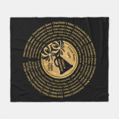 ALLE Cheerleaders Namen, Cheerleading Coach Gifts, Fleece Deken (Voorkant (Horizontaal))