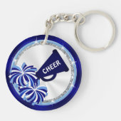 Alle Cheerleaders namen, gepersonaliseerde Cheer C Sleutelhanger (Achterkant)