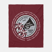 Alle Cheerleaders Names Best Cheer Coach Gifts Fleece Deken (Voorkant)