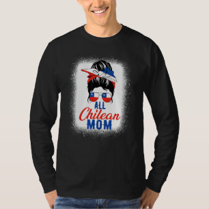 Alle Chileense Moeder Chili Vlag Voor Moeder T-shirt