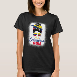 Alle Colombiaanse Moeder Colombia Vlag Voor Moeder T-shirt