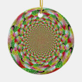 Alle Colors Fractal Art Keramisch Ornament (Voorkant)