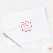 Alle computers werken op dezelfde snelheid ronde sticker (Envelop)