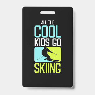 Alle Coole Kids Gaan Skiën Badge