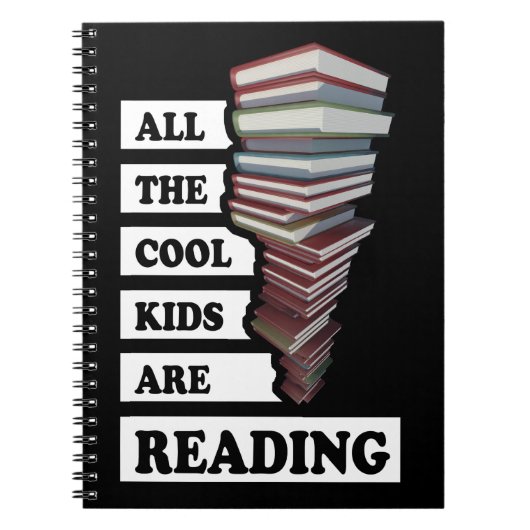 Alle coole kids lezen notitieboek (Voorkant)