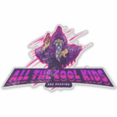 Alle coole kinderen lezen de sticker van het toven (Voorkant)