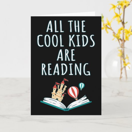 Alle coole Kinderen lezen II Kaart (Gele Bloem)