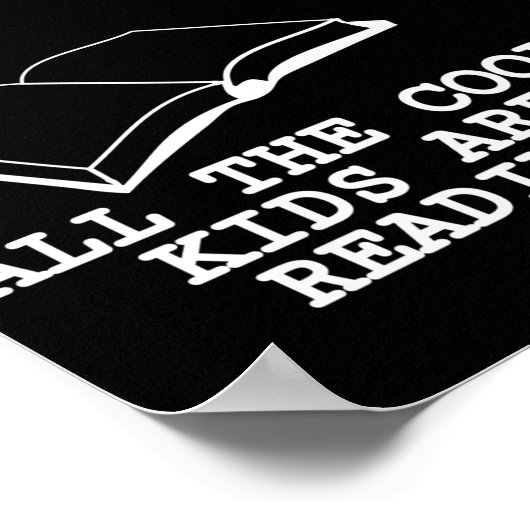 Alle coole kinderen lezen poster (Hoek)