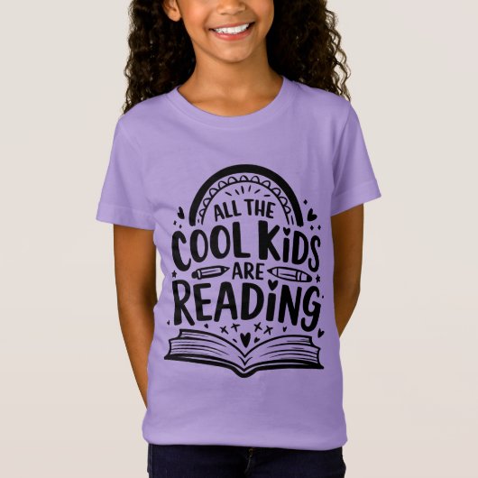 alle coole kinderen lezen t-shirt (Voorkant)