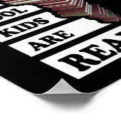 Alle coole kinderen lezen - voor boekliefhebbers poster (Hoek)