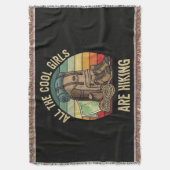 Alle Coole Meisjes Wandelen Retro Deken (Voorkant Verticaal)