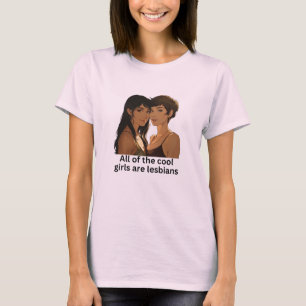 Alle Coole Meisjes Zijn Lesbiennes - Lesbische Tro T-shirt