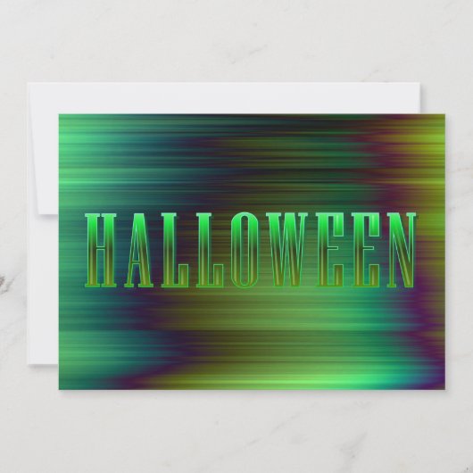 Alle creaties in de donkere halloween noemen kaart (Voorkant)