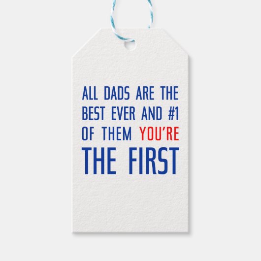 Alle Dads zijn de beste Cadeaulabel (Voorkant)