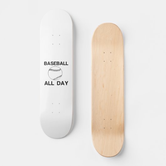 ALLE DAG BASEBALL PERSOONLIJK SKATEBOARD (Voorkant)
