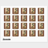 Alle Dankbaarheid Is Van Jou Vierkante Sticker (Vel)