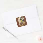 Alle Dankbaarheid Is Van Jou Vierkante Sticker (Envelop)