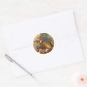 Alle Dankbaarheid Oogst Is Van Jou Ronde Sticker (Envelop)