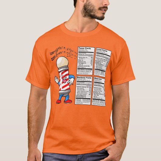 Alle delen "Etiket voedingswaarde-informatie" T-shirt (Voorkant)