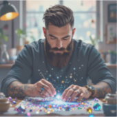 Alle diamantliefhebbers sticker (Voorkant)