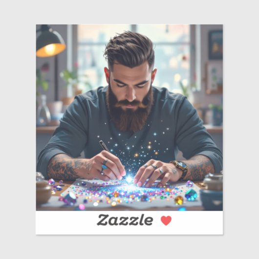 Alle diamantliefhebbers sticker (Vel)