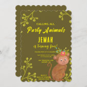 Alle dieren van de partij moeten maandagavond word kaart (Voorkant / Achterkant)