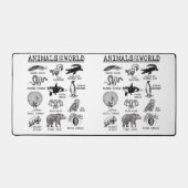 Alle dieren van de wereld  Funny Animal Meme Bureaumat (Voorkant)