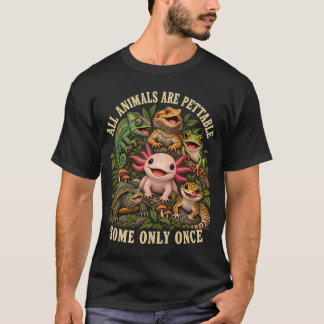 Alle Dieren Zijn Aai-Baar, Sommige Maar Eén Keer - T-shirt