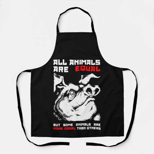 Alle dieren zijn gelijk 1 schort (Voorkant)