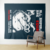 Alle dieren zijn gelijk 1 wandkleed (In Situ (horizontaal))