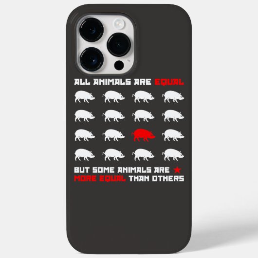 Alle dieren zijn gelijk 2 Case-Mate iPhone case (Achterkant)