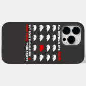 Alle dieren zijn gelijk 2 Case-Mate iPhone case (Achterkant (horizontaal))