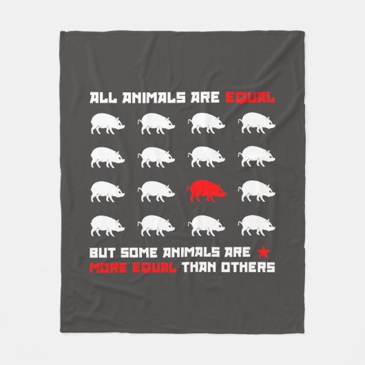 Alle dieren zijn gelijk aan 2 fleece deken (Voorkant)