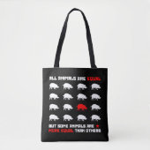 Alle dieren zijn gelijk aan 2 tote bag (Voorkant)