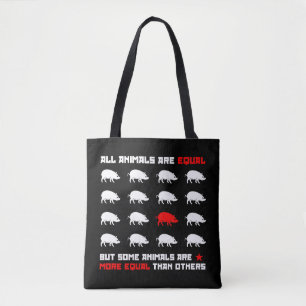 Alle dieren zijn gelijk aan 2 tote bag