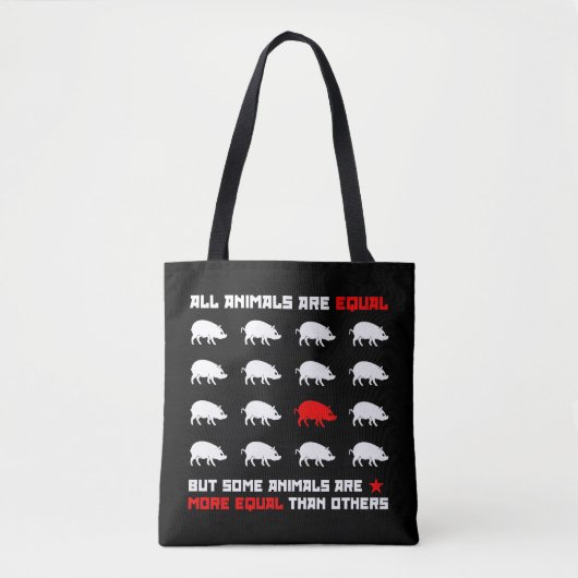 Alle dieren zijn gelijk aan 2 tote bag (Voorkant)