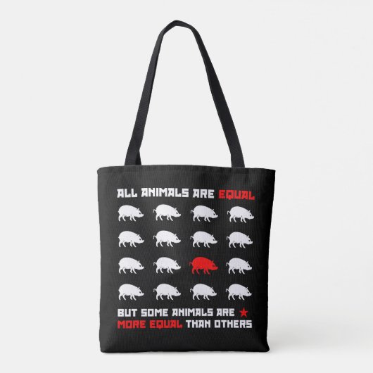 Alle dieren zijn gelijk aan 2 tote bag (Achterkant)