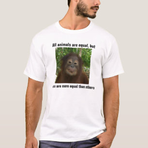 Alle dieren zijn gelijk, maar sommige zijn gelijke t-shirt