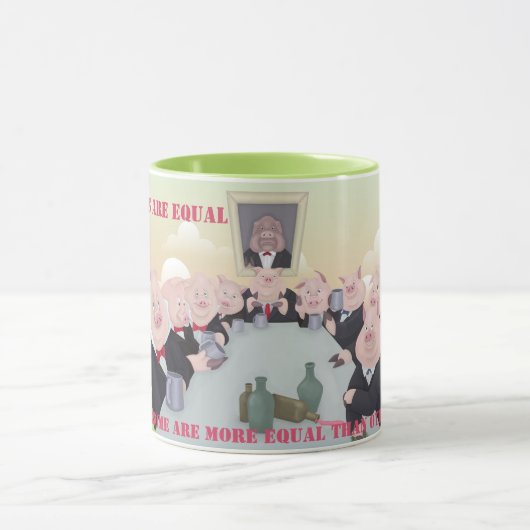 Alle dieren zijn gelijk mok (Midden)