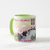 Alle dieren zijn gelijk mok (Voorkant links)