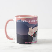 Alle dieren zijn gelijk mok (Links)