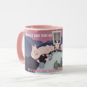 Alle dieren zijn gelijk mok (Voorkant links)